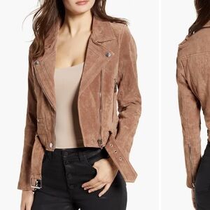 BlankNYC Suede Moto Jacket